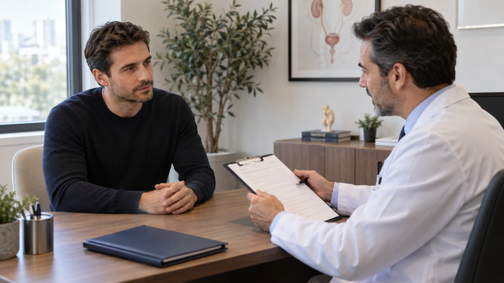 Consulta urológica confidencial para adulto sobre opciones de ácido hialurónico - Just Clinic Istanbul