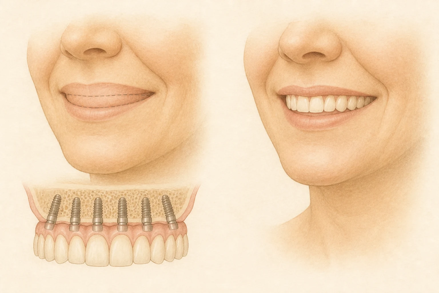 All-on-6 dental implants in Turkey: cost guide — Just Clinic Istanbul