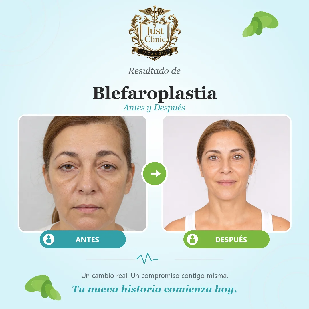 Before and after blepharoplasty in Istanbul by experienced surgeons
